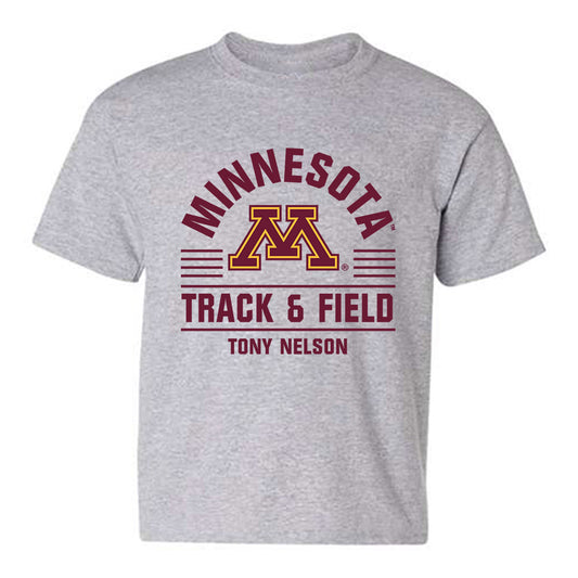 Minnesota - NCAA Men's Track & Field : Tony Nelson - Classic Fashion Shersey Youth T-Shirt-0