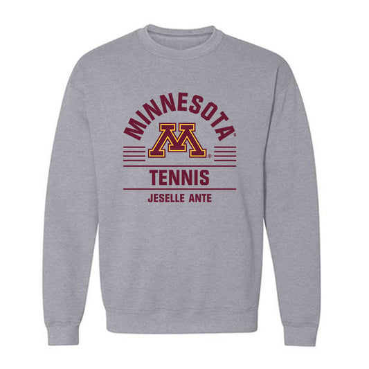Minnesota - NCAA Women's Tennis : Jeselle Ante - Classic Fashion Shersey Crewneck Sweatshirt-0