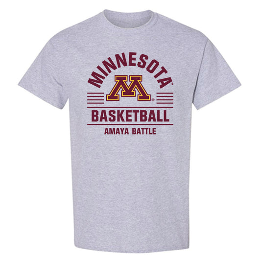 Minnesota - NCAA Women's Basketball : Amaya Battle - Classic Fashion Shersey T-Shirt-0