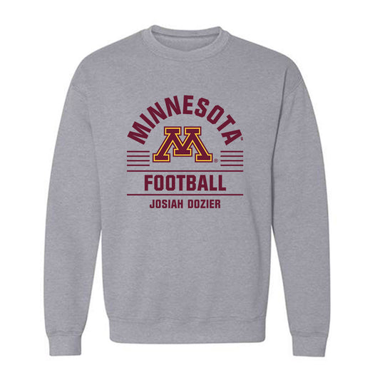 Minnesota - NCAA Football : Josiah Dozier - Classic Fashion Shersey Crewneck Sweatshirt-0