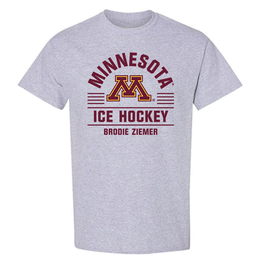 Minnesota - NCAA Men's Ice Hockey : Brodie Ziemer - Classic Fashion Shersey T-Shirt-0