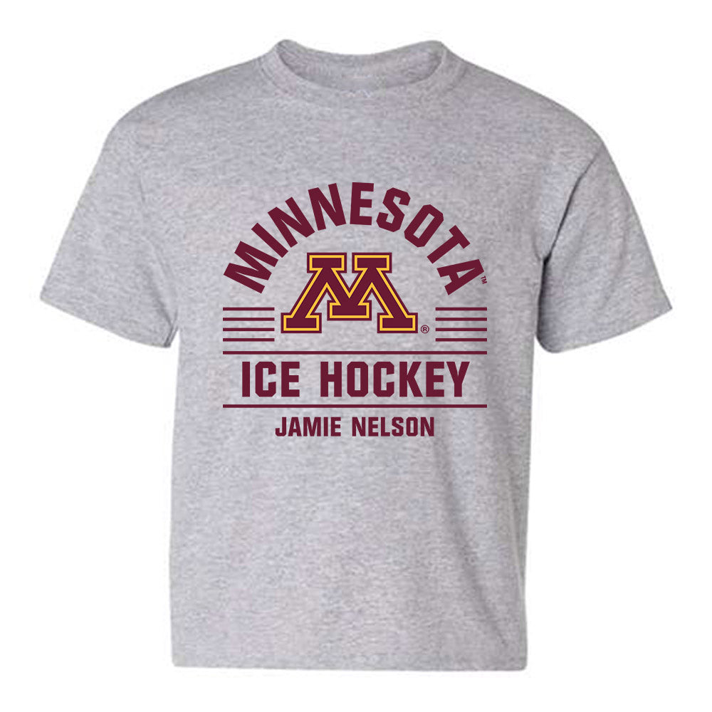 Minnesota - NCAA Women's Ice Hockey : Jamie Nelson - Classic Fashion Shersey Youth T-Shirt-0