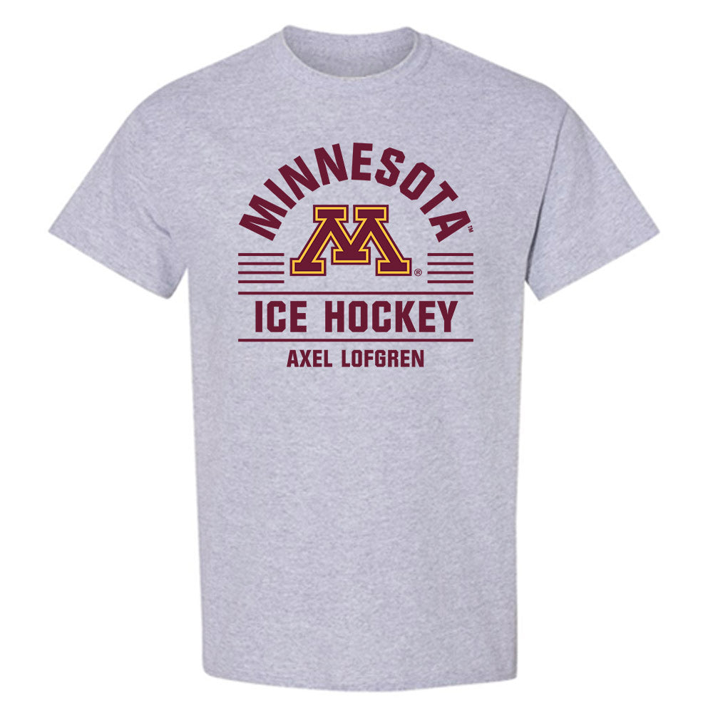 Minnesota - NCAA Men's Ice Hockey : Axel Lofgren - Classic Fashion Shersey T-Shirt-0