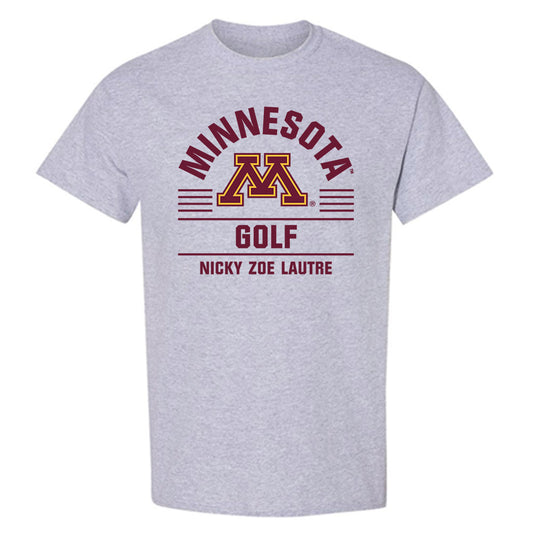 Minnesota - NCAA Women's Golf : Nicky Zoe Lautre - Classic Fashion Shersey T-Shirt-0