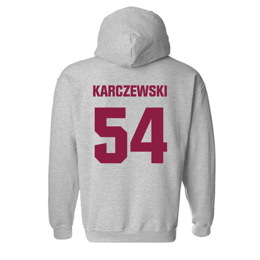Virginia Tech - NCAA Football : Grant Karczewski - Classic Fashion Shersey Hooded Sweatshirt-1