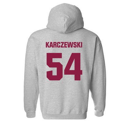 Virginia Tech - NCAA Football : Grant Karczewski - Classic Fashion Shersey Hooded Sweatshirt-1