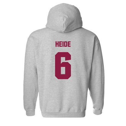 Virginia Tech - NCAA Men's Basketball : Miles Heide - Classic Fashion Shersey Hooded Sweatshirt-1