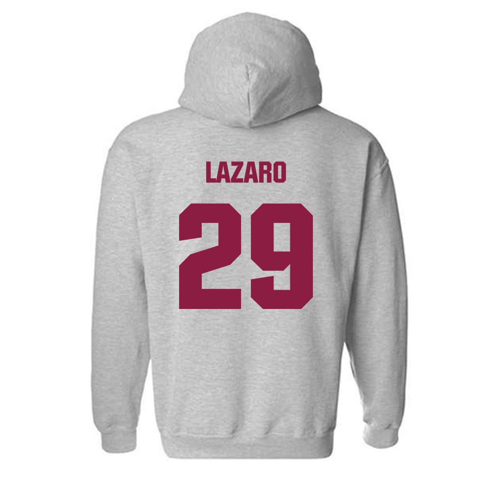 Virginia Tech - NCAA Baseball : Danny Lazaro - Classic Fashion Shersey Hooded Sweatshirt-1