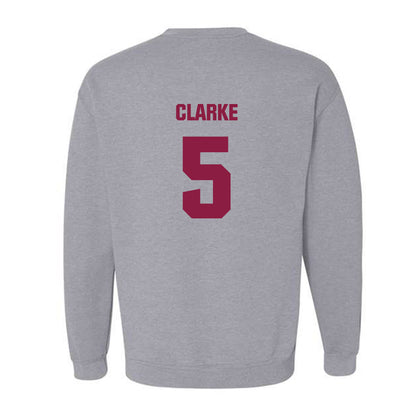 Virginia Tech - NCAA Football : Joshua Clarke - Classic Fashion Shersey Crewneck Sweatshirt-1