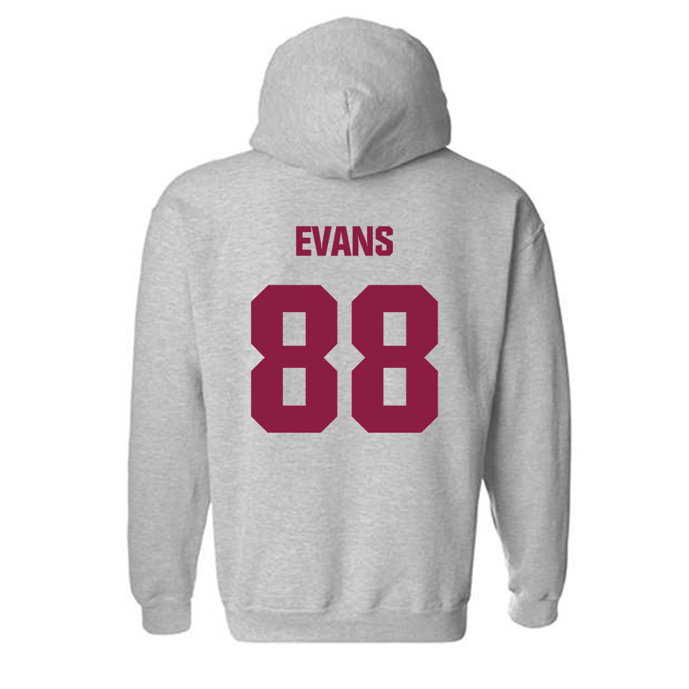Virginia Tech - NCAA Football : Christian Evans - Classic Fashion Shersey Hooded Sweatshirt-1