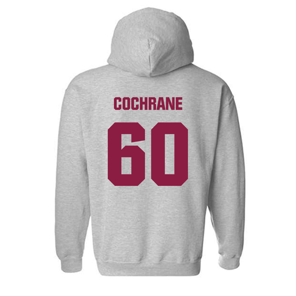 Virginia Tech - NCAA Football : Maddox Cochrane - Classic Fashion Shersey Hooded Sweatshirt-1