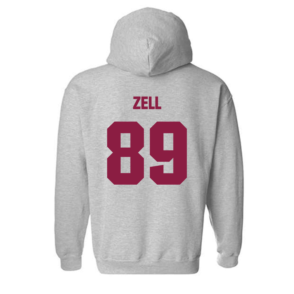 Virginia Tech - NCAA Football : Hudson Zell - Classic Fashion Shersey Hooded Sweatshirt-1