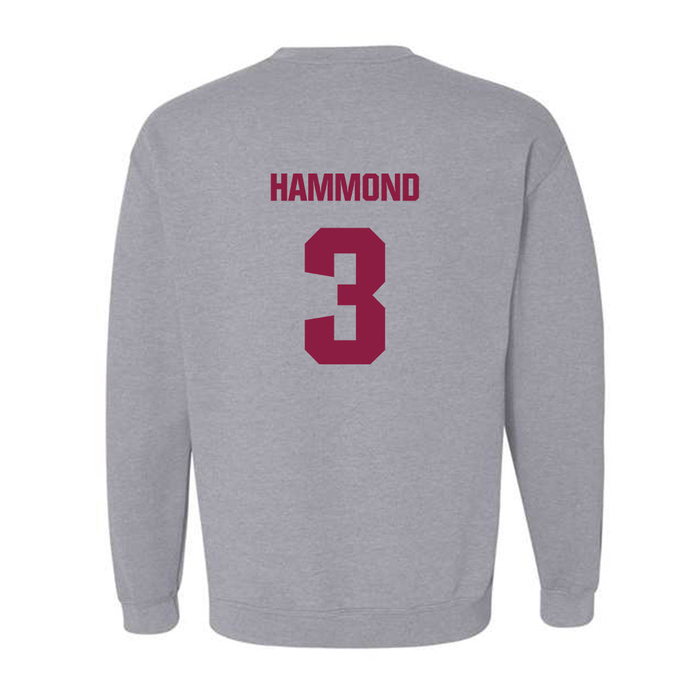 Virginia Tech - NCAA Men's Basketball : Ben Hammond - Classic Fashion Shersey Crewneck Sweatshirt-1