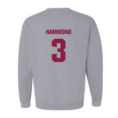 Virginia Tech - NCAA Men's Basketball : Ben Hammond - Classic Fashion Shersey Crewneck Sweatshirt-1