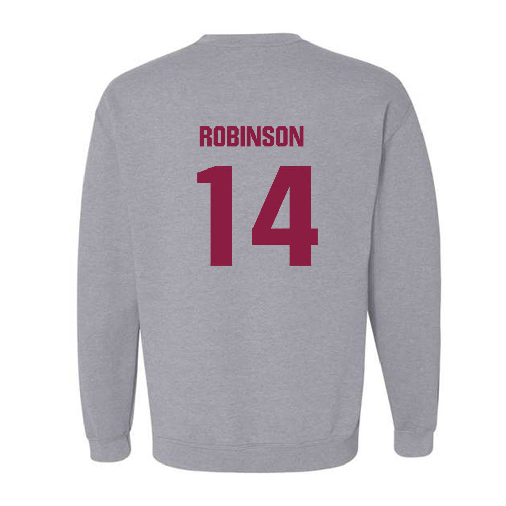 Virginia Tech - NCAA Football : Sheldon Robinson - Classic Fashion Shersey Crewneck Sweatshirt-1