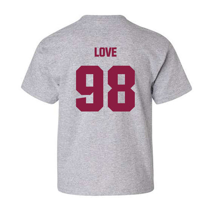 Virginia Tech - NCAA Football : Will Love - Classic Fashion Shersey Youth T-Shirt-1