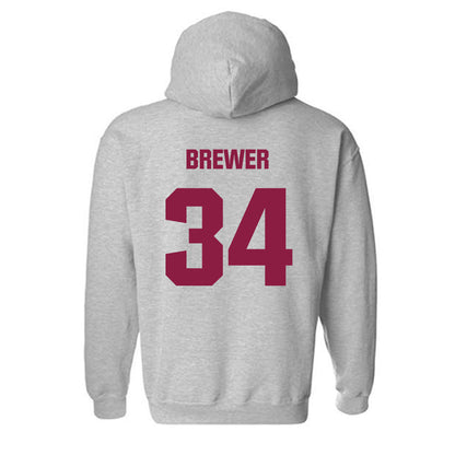 Virginia Tech - NCAA Women's Lacrosse : Jane Brewer - Classic Fashion Shersey Hooded Sweatshirt-1