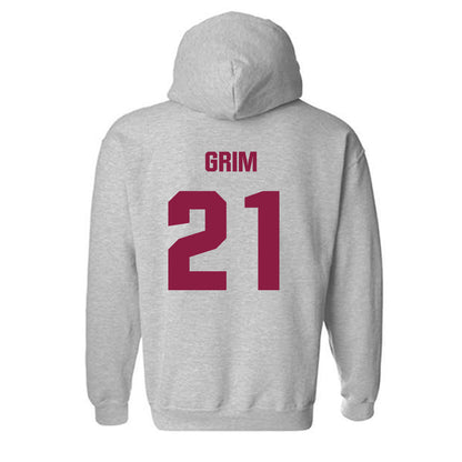 Virginia Tech - NCAA Baseball : Ethan Grim - Classic Fashion Shersey Hooded Sweatshirt-1
