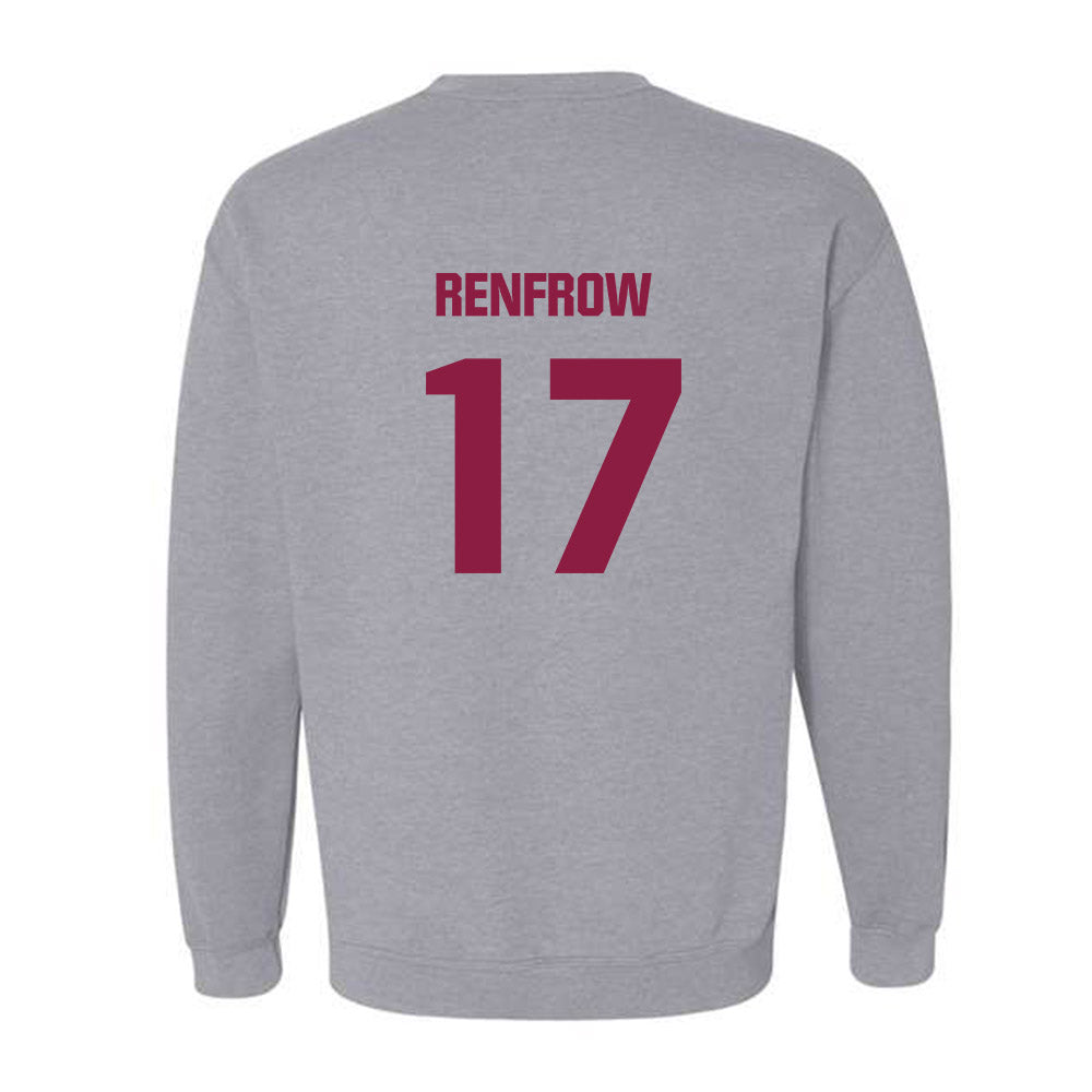 Virginia Tech - NCAA Baseball : Brett Renfrow - Classic Fashion Shersey Crewneck Sweatshirt-1