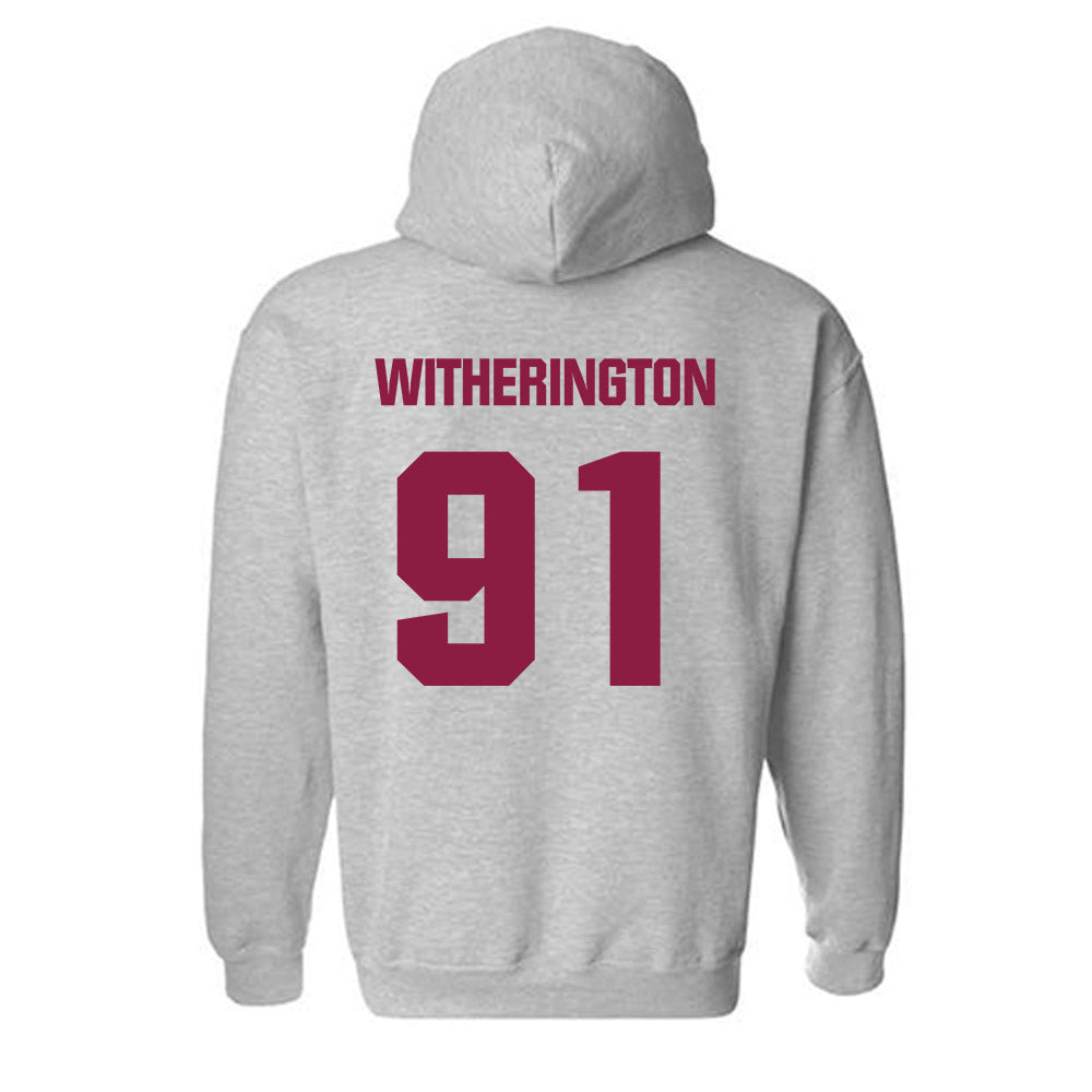 Virginia Tech - NCAA Football : Garrett Witherington - Classic Fashion Shersey Hooded Sweatshirt-1