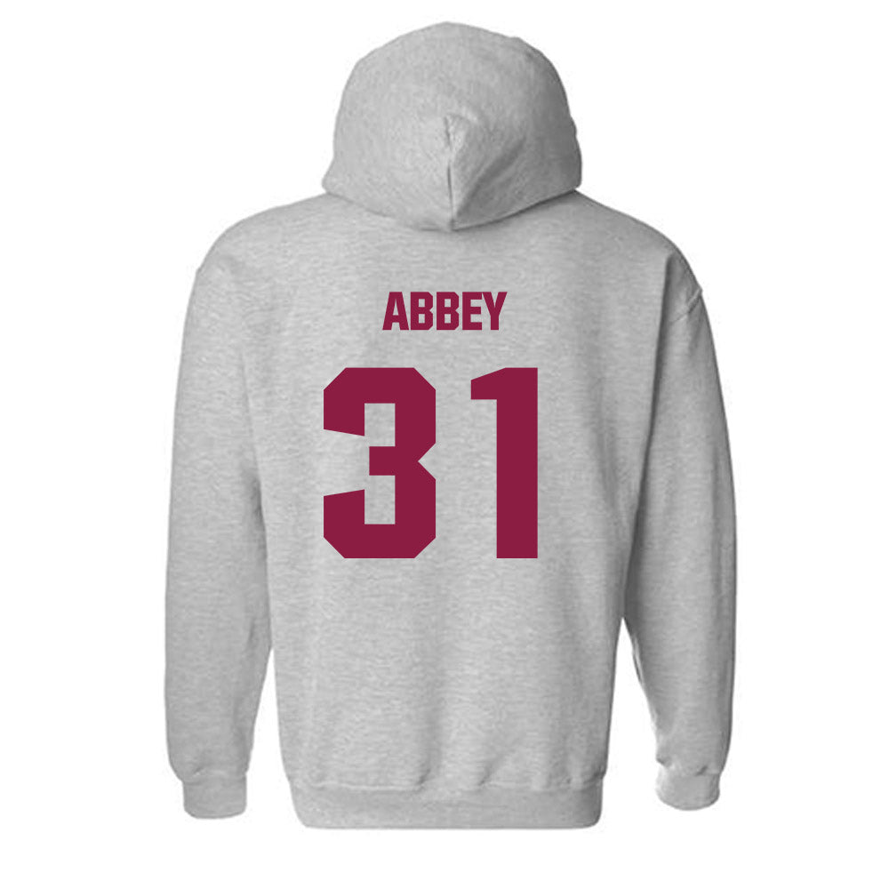 Virginia Tech - NCAA Football : Jason Abbey - Classic Fashion Shersey Hooded Sweatshirt-1