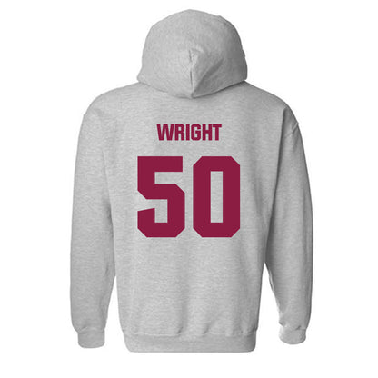 Virginia Tech - NCAA Football : Nathaniel Wright - Classic Fashion Shersey Hooded Sweatshirt-1
