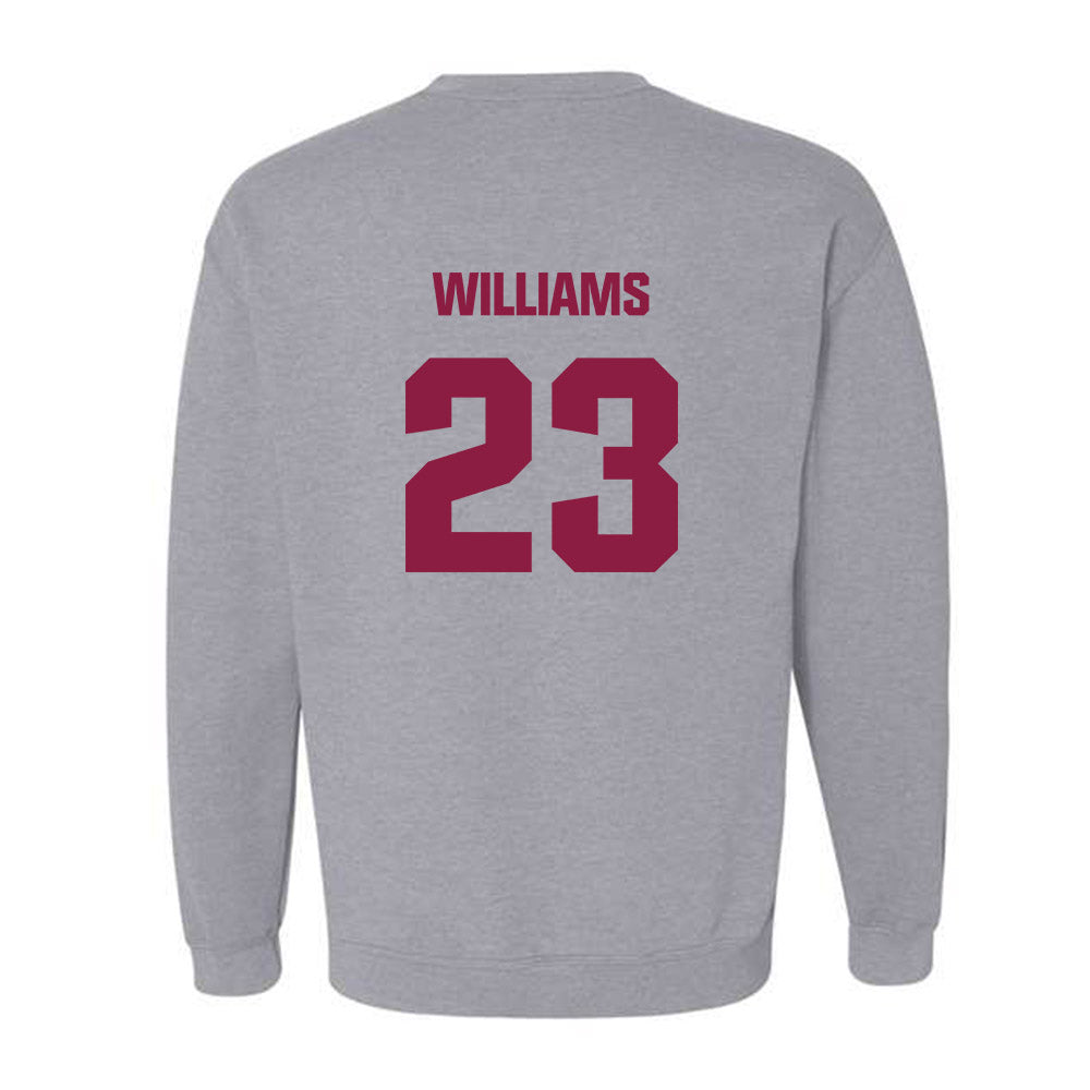 Virginia Tech - NCAA Football : Thomas Williams - Classic Fashion Shersey Crewneck Sweatshirt-1