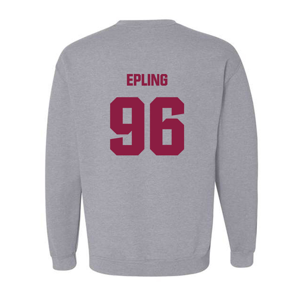 Virginia Tech - NCAA Football : Christian Epling - Classic Fashion Shersey Crewneck Sweatshirt-1