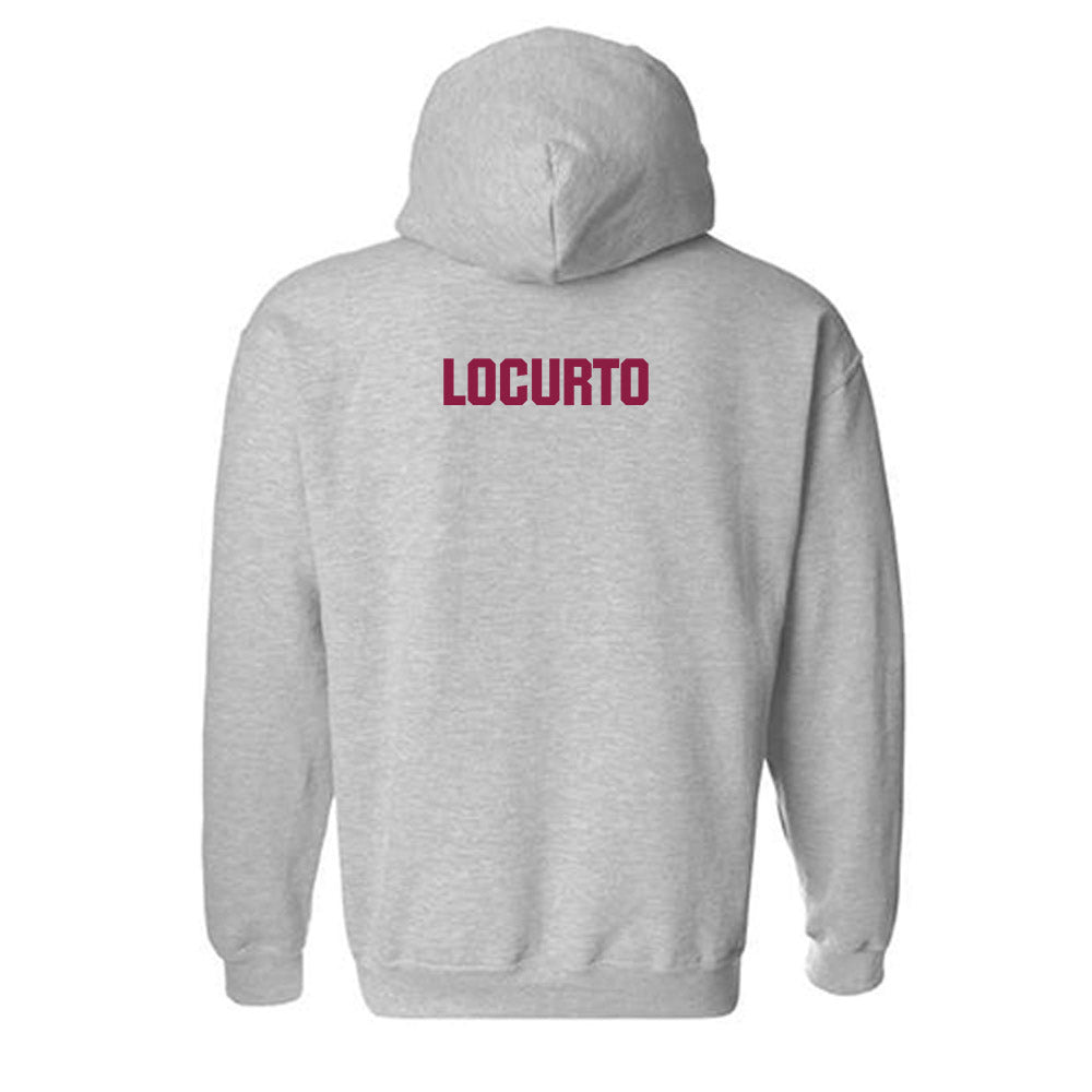 Virginia Tech - NCAA Baseball : Nick Locurto - Classic Fashion Shersey Hooded Sweatshirt-1