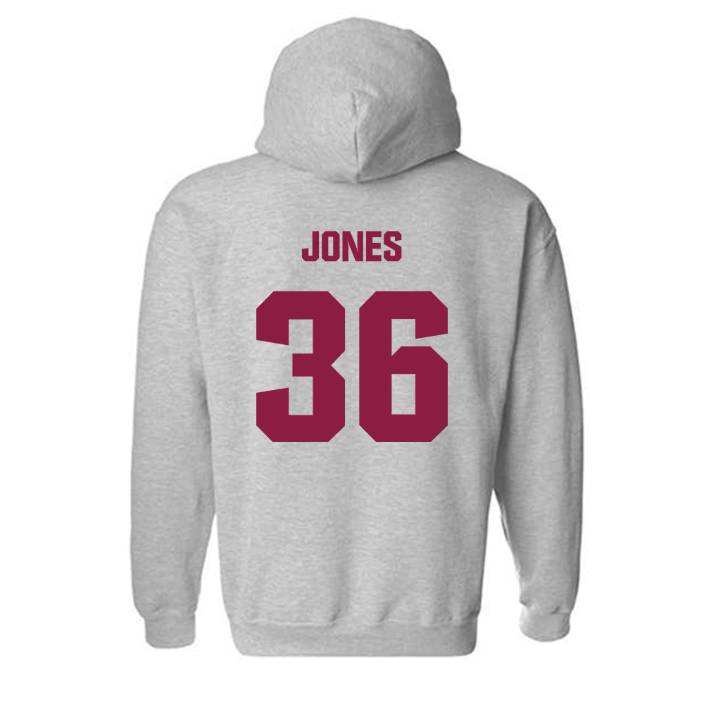Virginia Tech - NCAA Football : Brody Jones - Classic Fashion Shersey Hooded Sweatshirt-1