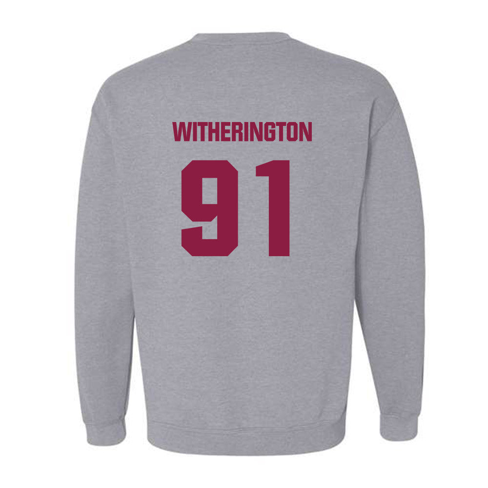 Virginia Tech - NCAA Football : Garrett Witherington - Classic Fashion Shersey Crewneck Sweatshirt-1