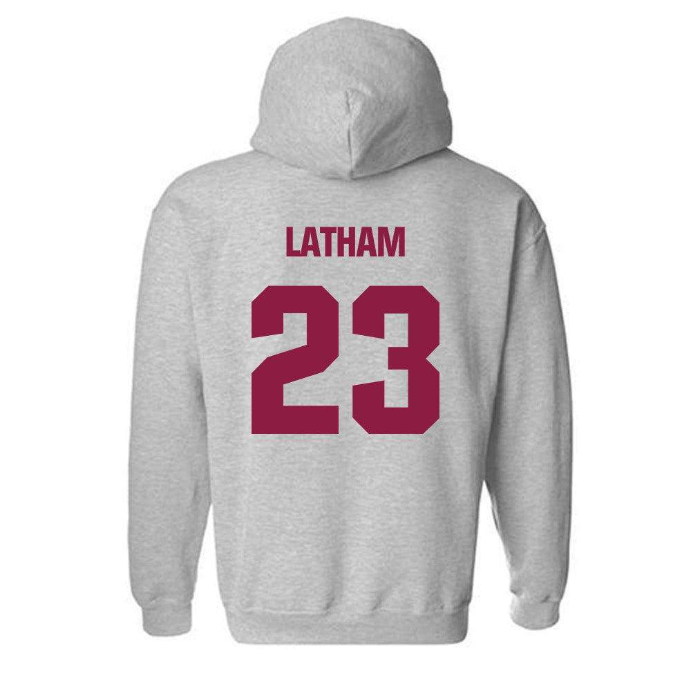 Virginia Tech - NCAA Women's Basketball : Alyssa Latham - Classic Fashion Shersey Hooded Sweatshirt-1