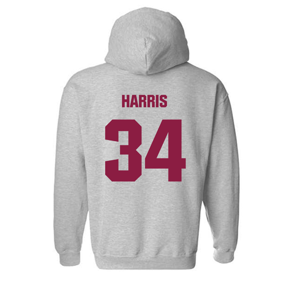 Virginia Tech - NCAA Football : Cortez Harris - Classic Fashion Shersey Hooded Sweatshirt-1