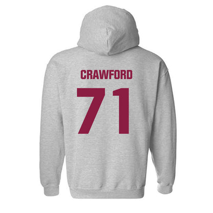 Virginia Tech - NCAA Football : Gavin Crawford - Classic Fashion Shersey Hooded Sweatshirt-1