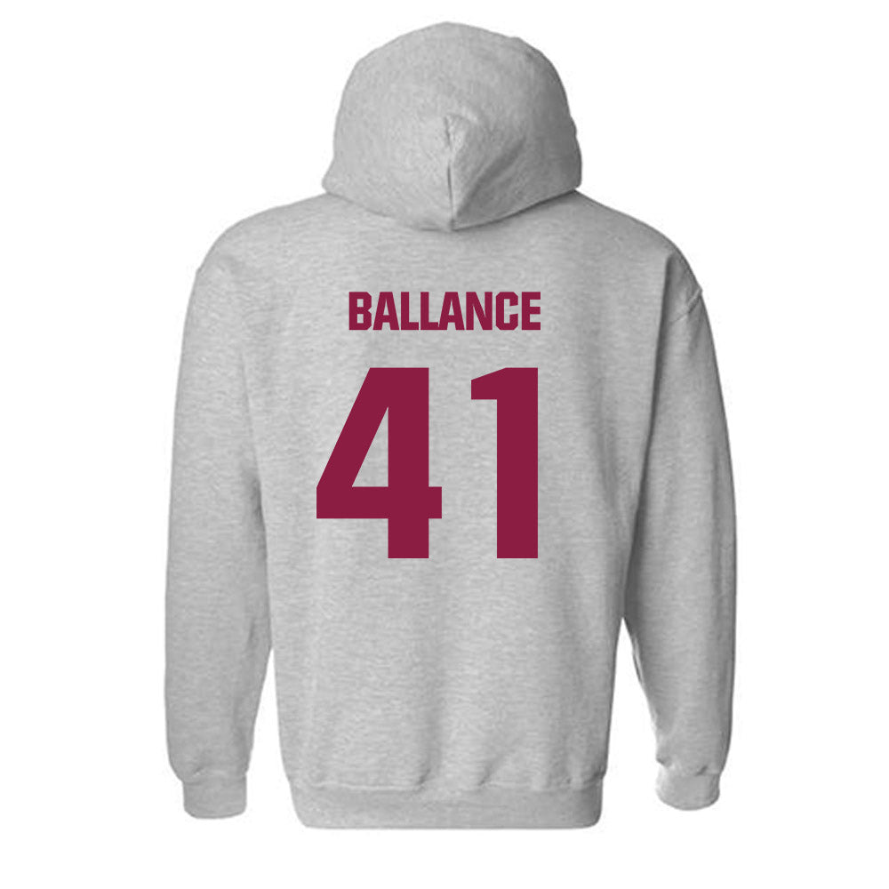 Virginia Tech - NCAA Football : George Ballance - Classic Fashion Shersey Hooded Sweatshirt-1