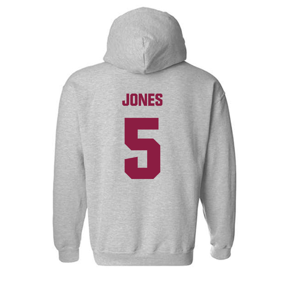 Virginia Tech - NCAA Men's Basketball : SinCere Jones - Classic Fashion Shersey Hooded Sweatshirt-1