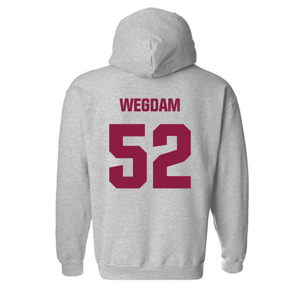 Virginia Tech - NCAA Football : Buddy Wegdam - Classic Fashion Shersey Hooded Sweatshirt-1