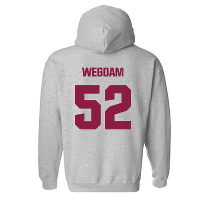 Virginia Tech - NCAA Football : Buddy Wegdam - Classic Fashion Shersey Hooded Sweatshirt-1