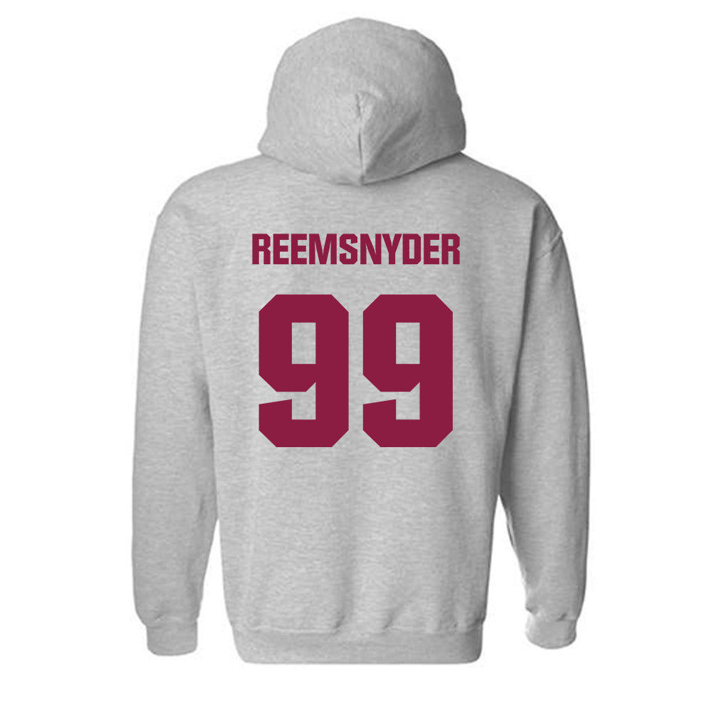 Virginia Tech - NCAA Football : Cole Reemsnyder - Classic Fashion Shersey Hooded Sweatshirt-1