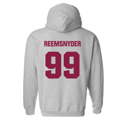 Virginia Tech - NCAA Football : Cole Reemsnyder - Classic Fashion Shersey Hooded Sweatshirt-1