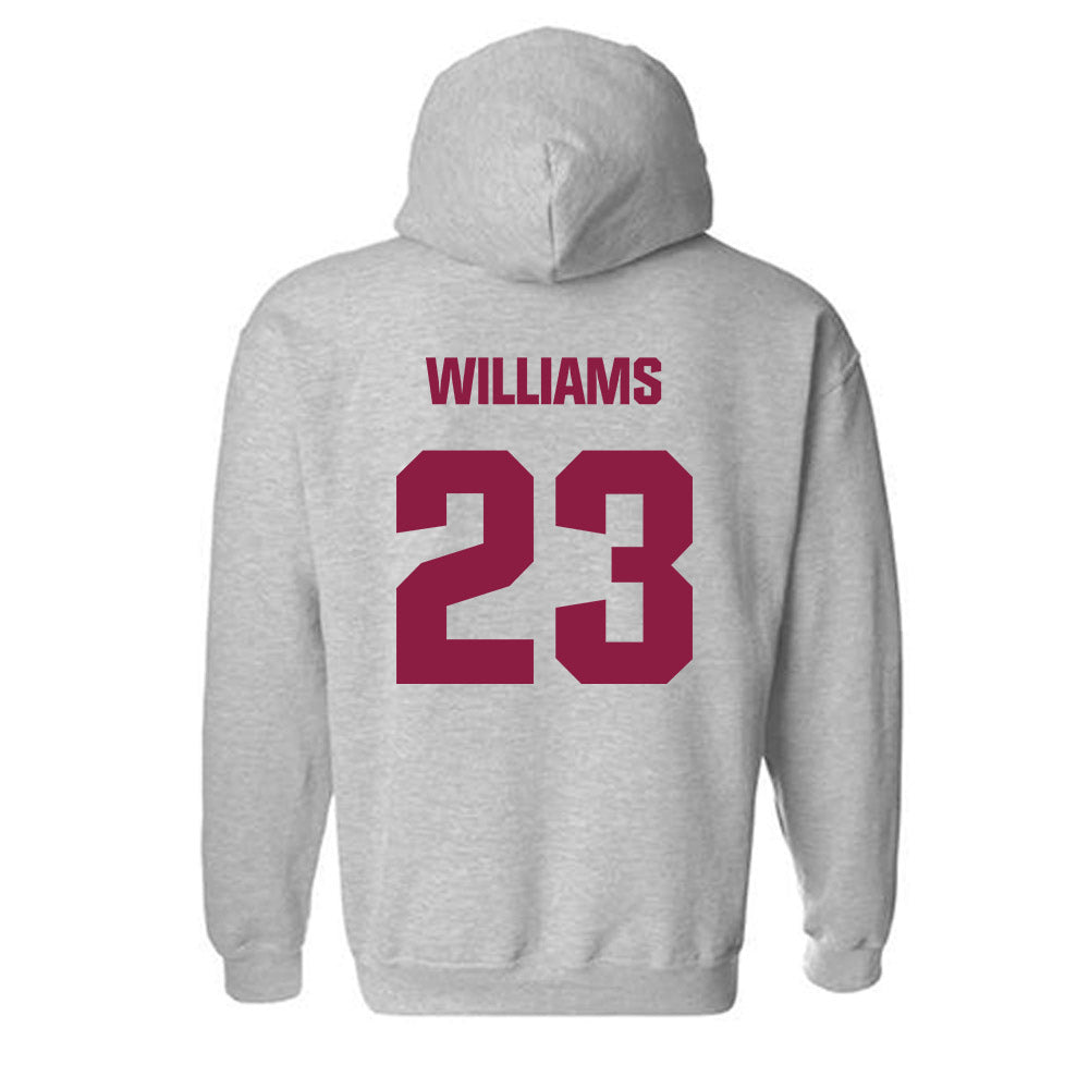 Virginia Tech - NCAA Football : Thomas Williams - Classic Fashion Shersey Hooded Sweatshirt-1