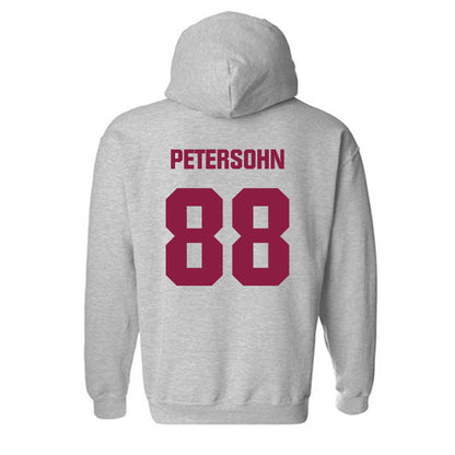Virginia Tech - NCAA Football : Pierce Petersohn - Classic Fashion Shersey Hooded Sweatshirt-1