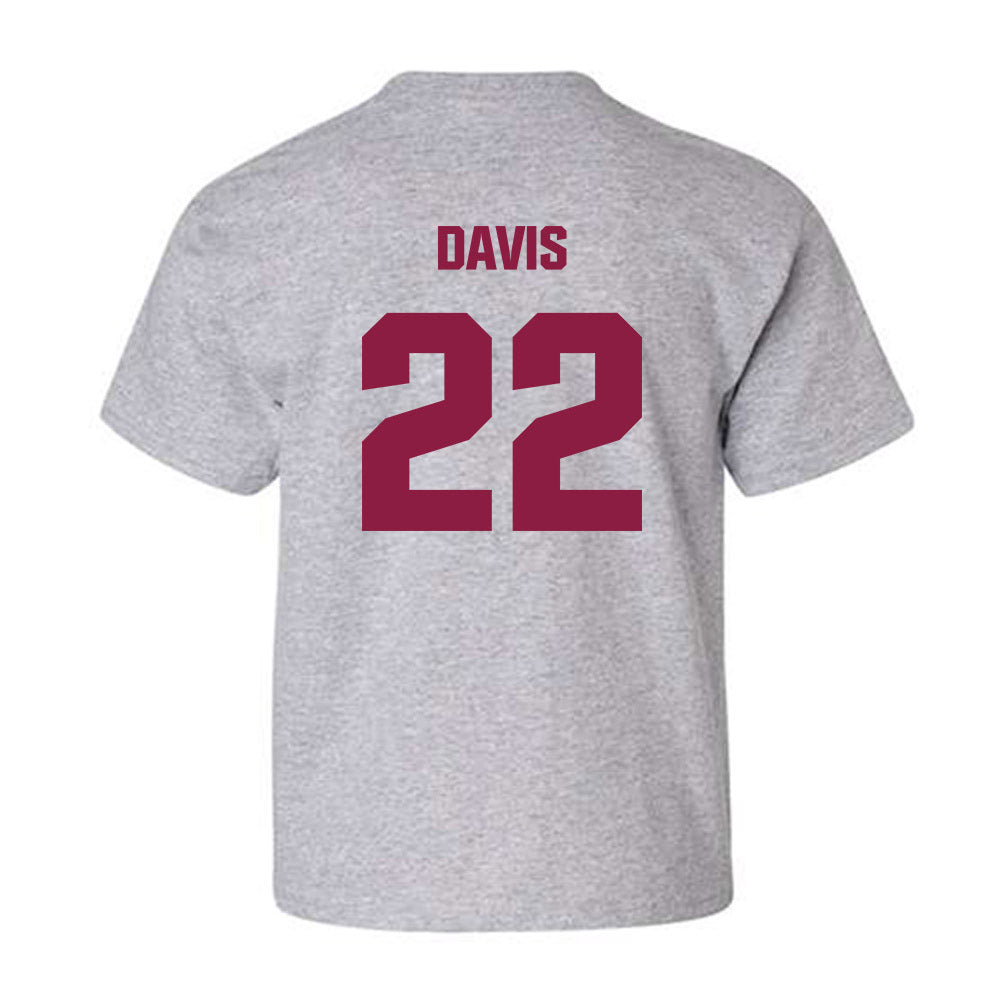 Virginia Tech - NCAA Men's Basketball : Solomon Davis - Classic Fashion Shersey Youth T-Shirt-1
