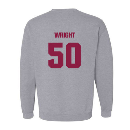 Virginia Tech - NCAA Football : Nathaniel Wright - Classic Fashion Shersey Crewneck Sweatshirt-1