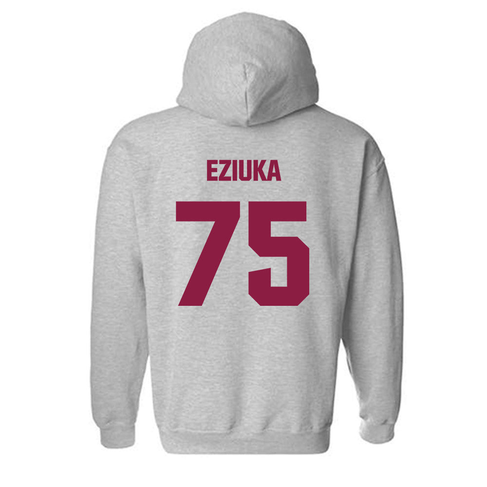 Virginia Tech - NCAA Football : Benjamin Eziuka - Classic Fashion Shersey Hooded Sweatshirt-1
