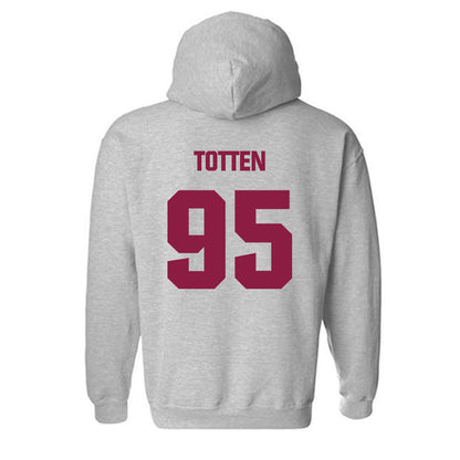 Virginia Tech - NCAA Football : Nathan Totten - Classic Fashion Shersey Hooded Sweatshirt-1