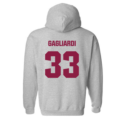 Virginia Tech - NCAA Softball : Mia Gagliardi - Classic Fashion Shersey Hooded Sweatshirt-1