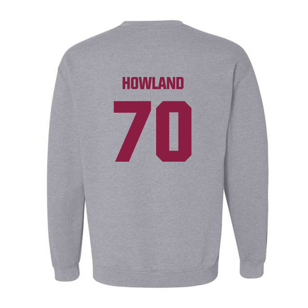 Virginia Tech - NCAA Football : Logan Howland - Classic Fashion Shersey Crewneck Sweatshirt-1