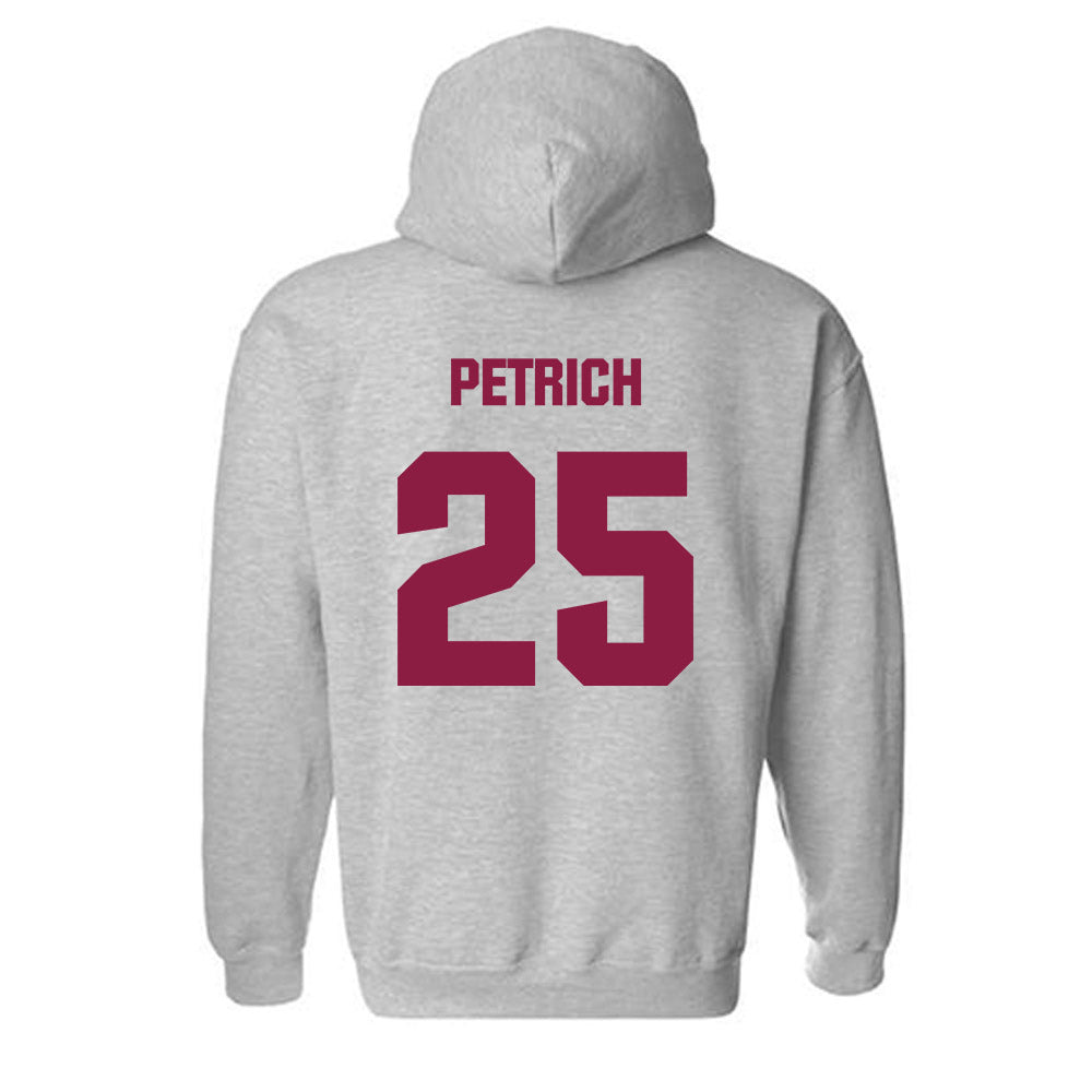 Virginia Tech - NCAA Baseball : Owen Petrich - Classic Fashion Shersey Hooded Sweatshirt-1