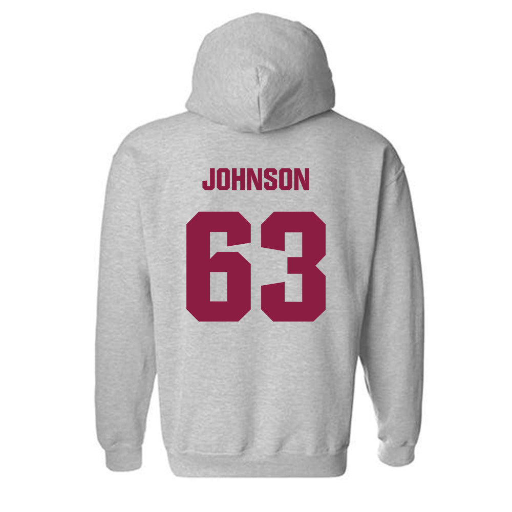 Virginia Tech - NCAA Football : Kamren Johnson - Classic Fashion Shersey Hooded Sweatshirt-1